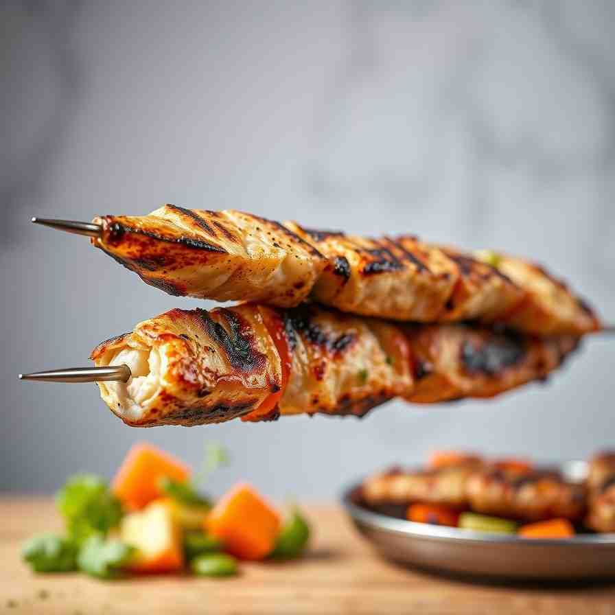 Grilled Fish Skewers - Healthy Burkina Faso Recipe